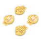PlayVital 4 Pcs Cute Thumb Grip Caps for Nintendo Switch 2 - Taiyaki Kitten PlayVital