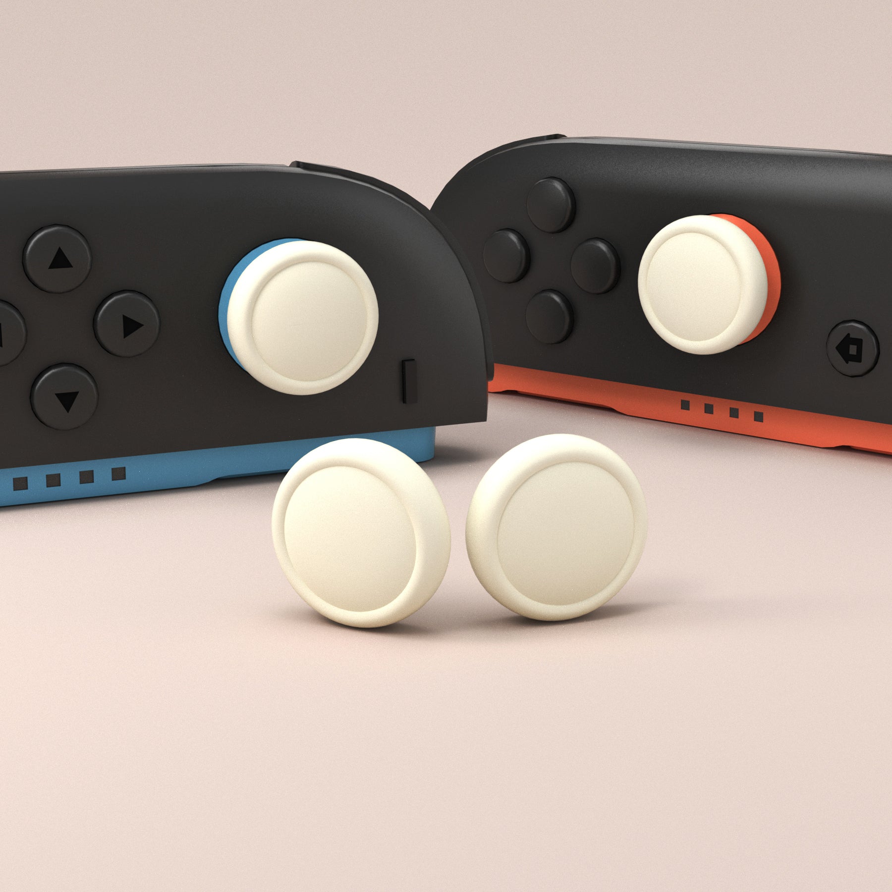 PlayVital 4Pcs Joystick Caps for Nintendo Switch 2, Silicone Thumbstick Grip Cover for Joycon 2 - Antique Yellow PlayVital