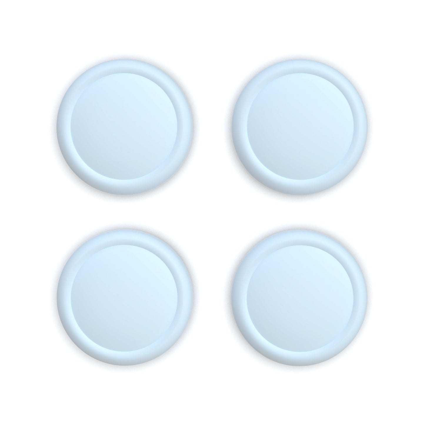 PlayVital 4Pcs Joystick Caps for Nintendo Switch 2, Silicone Thumbstick Grip Cover for Joycon 2 - Heaven Blue PlayVital