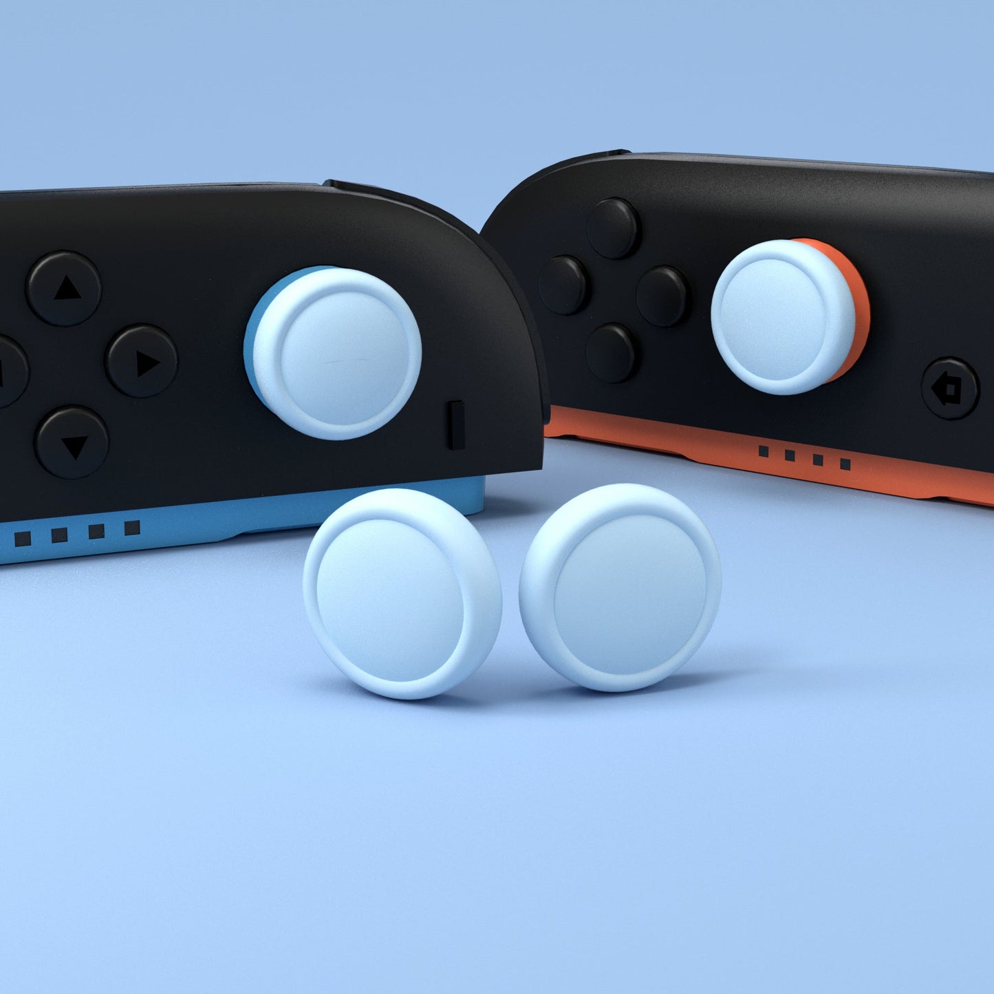 PlayVital 4Pcs Joystick Caps for Nintendo Switch 2, Silicone Thumbstick Grip Cover for Joycon 2 - Heaven Blue PlayVital