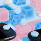 PlayVital 4Pcs Joystick Caps for Nintendo Switch 2, Silicone Thumbstick Grip Cover for Joycon 2 - Heaven Blue PlayVital