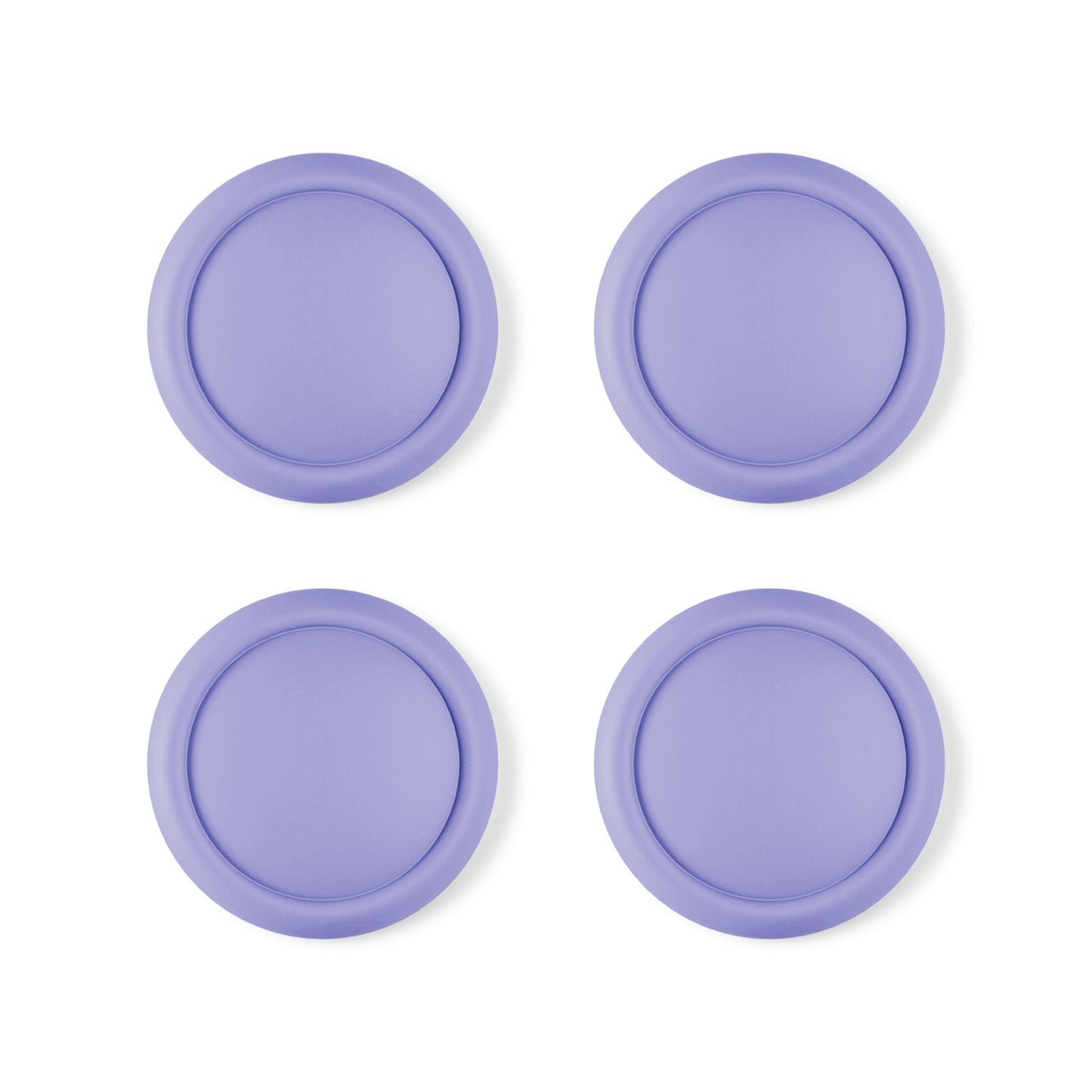 PlayVital 4Pcs Joystick Caps for Nintendo Switch 2, Silicone Thumbstick Grip Cover for Joycon 2 - Light Violet PlayVital