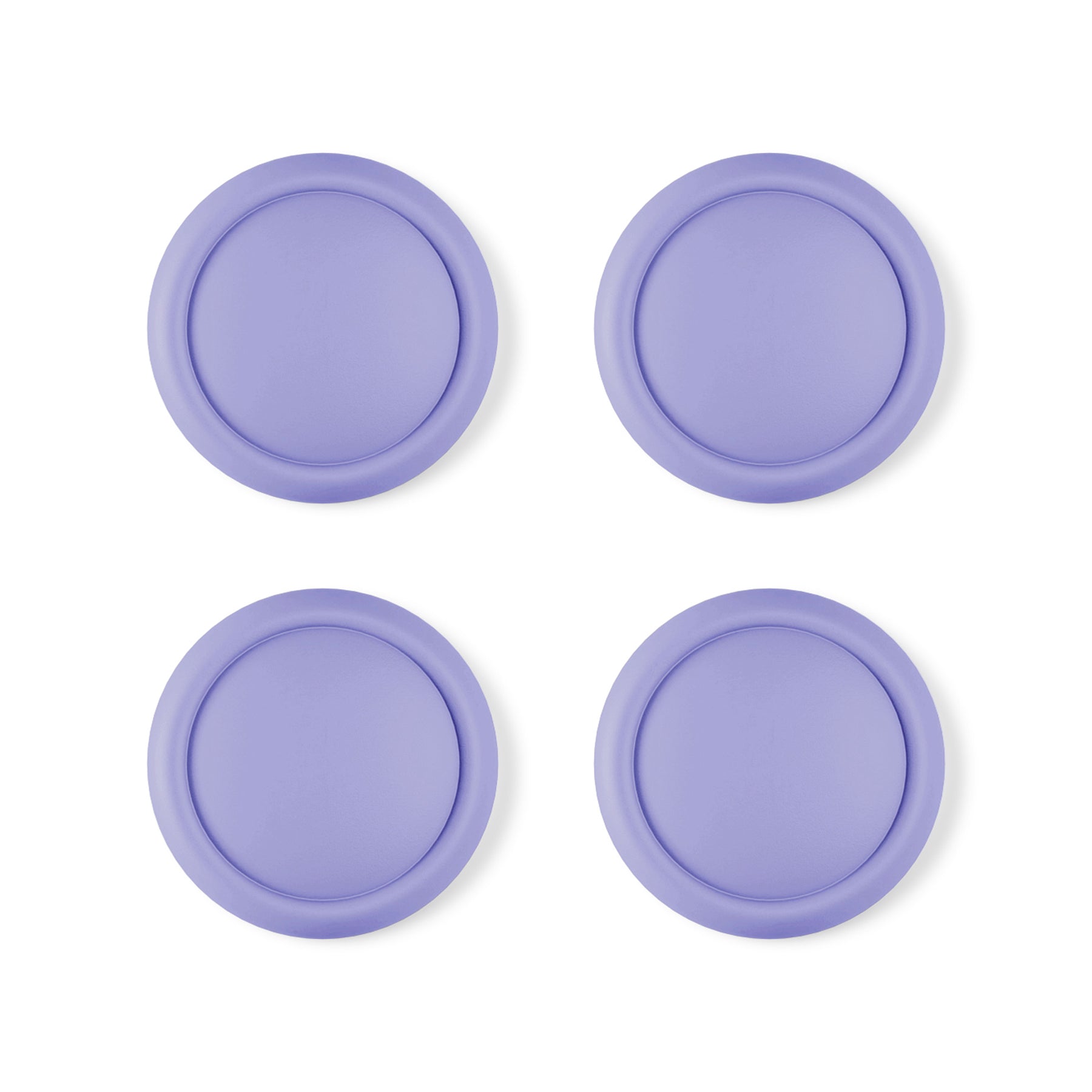 PlayVital 4Pcs Joystick Caps for Nintendo Switch 2, Silicone Thumbstick Grip Cover for Joycon 2 - Light Violet PlayVital