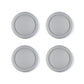 PlayVital 4Pcs Joystick Caps for Nintendo Switch 2, Silicone Thumbstick Grip Cover for Joycon 2 - New Hope Gray PlayVital