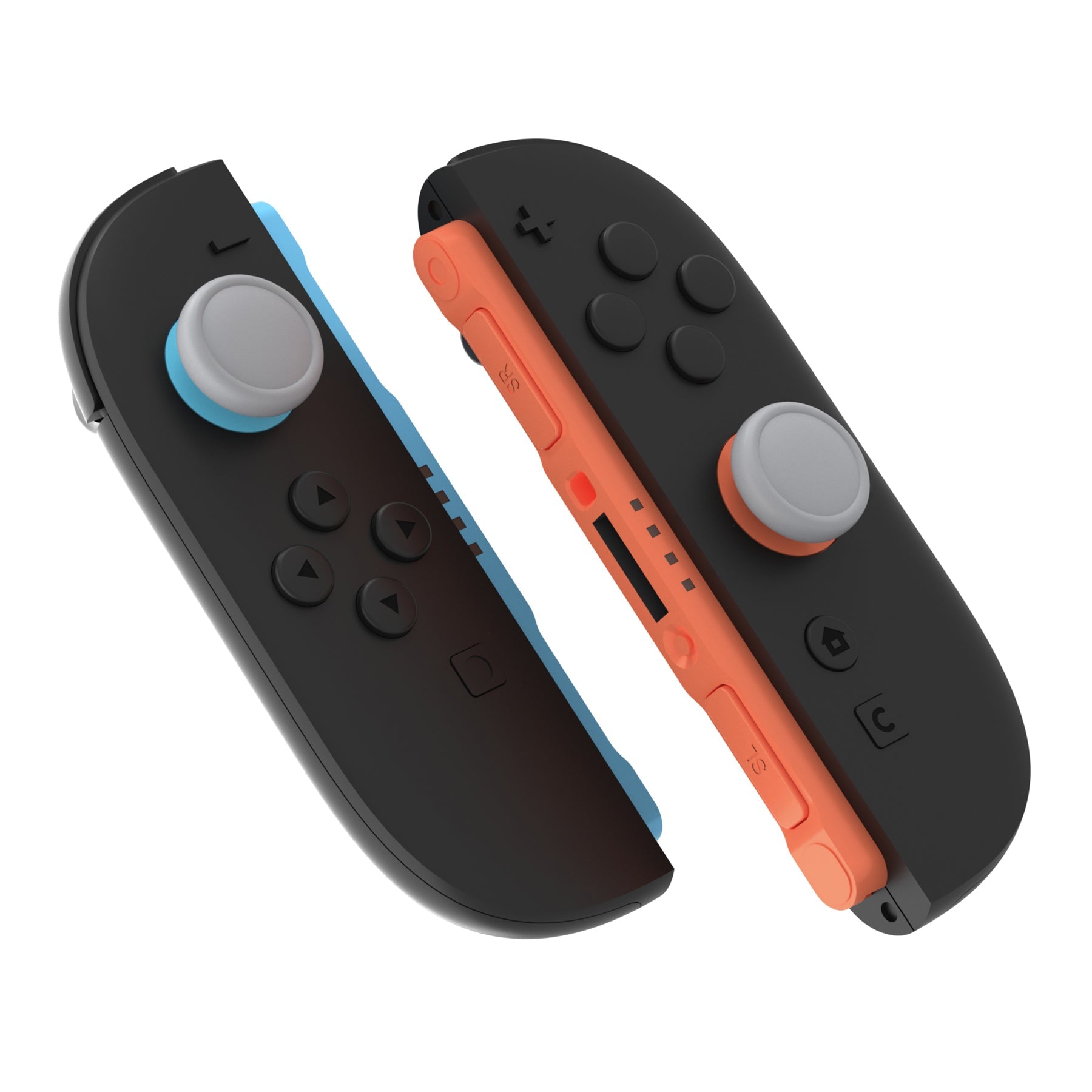 PlayVital 4Pcs Joystick Caps for Nintendo Switch 2, Silicone Thumbstick Grip Cover for Joycon 2 - New Hope Gray PlayVital