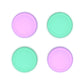 PlayVital 4Pcs Joystick Caps for Nintendo Switch 2, Silicone Thumbstick Grip Cover for Joycon 2 - Soft Violet & Mint Green PlayVital