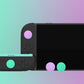 PlayVital 4Pcs Joystick Caps for Nintendo Switch 2, Silicone Thumbstick Grip Cover for Joycon 2 - Soft Violet & Mint Green PlayVital