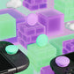 PlayVital 4Pcs Joystick Caps for Nintendo Switch 2, Silicone Thumbstick Grip Cover for Joycon 2 - Soft Violet & Mint Green PlayVital