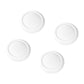 PlayVital 4Pcs Joystick Caps for Nintendo Switch 2, Silicone Thumbstick Grip Cover for Joycon 2 - White PlayVital