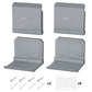 PlayVital 4 Set FOLD Controller Wall Mount for PS5 & PS4 & Xbox Series X/S & Switch Pro & Xbox Wireless Headset & Pulse 3D Headset - White - DMYPFM006 PlayVital