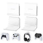 PlayVital 4 Set FOLD Controller Wall Mount for PS5 & PS4 & Xbox Series X/S & Switch Pro & Xbox Wireless Headset & Pulse 3D Headset - Black - DMYPFM002 (Copy) PlayVital