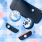 PlayVital 8 Pcs Cute Thumb Grip Caps for Nintendo Switch 2 - Cat Paw PlayVital