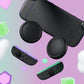 PlayVital 8Pcs Joystick Caps for Nintendo Switch 2, Silicone Thumbstick Grip Cover for Joycon 2 - Soft Violet & Mint Green & Black & Gray PlayVital