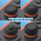 PlayVital 8 in 1 Pro Thumbs Grip Caps for Nintendo Switch 2, 8Pcs Ergonomic Anti-Slip Joystick Caps for Joycon 2 Grip - Black PlayVital
