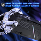PlayVital ABSOLUTE TPU Protective Case for ROG Ally, Anti-Slip Grip Cover with Joystick Caps for ROG Ally Accessories - Black PlayVital