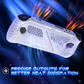 PlayVital ABSOLUTE TPU Protective Case for ROG Ally, Anti-Slip Grip Cover with Joystick Caps for ROG Ally Accessories - White PlayVital