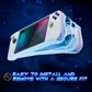 PlayVital ABSOLUTE TPU Protective Case for ROG Ally, Anti-Slip Grip Cover with Joystick Caps for ROG Ally Accessories - White PlayVital