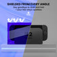 PlayVital Acrylic Dust Cover for Nintendo Switch 2 Console & Charging Dock Assemble Waterproof Protective Box Cover Sleeve for Nintendo Switch 2 (2025) - Clear Blue PlayVital