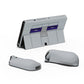 PlayVital AlterGrips Dockable Hard Shell Protective Case with Thumb Grip Caps & Button Caps for Nintendo Switch OLED - Classics SNES Style playvital