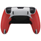 PlayVital Professional Textured Anti-Skid Sweat-Absorbent Controller Grip for PS5 Edge Wireless Controller - Red
