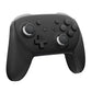 PlayVital Anti-Slip PU Grip Skin with Silicone Back Button Cover for Switch 2 Pro Controller, Sweat-Absorbent for Nintendo Switch 2 Pro Controller Grip - Hexagonal Textured Black PlayVital