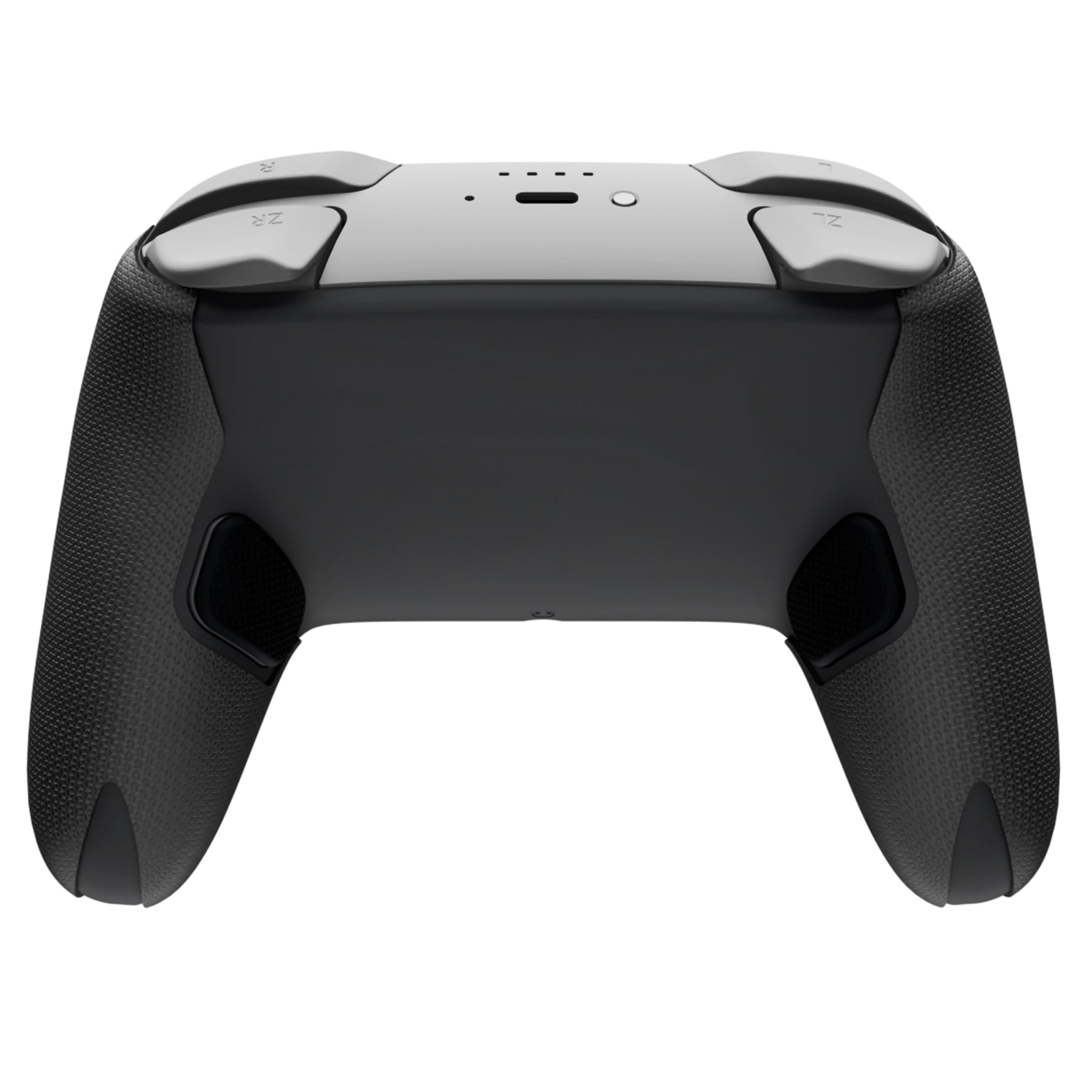 PlayVital Anti-Slip PU Grip Skin with Silicone Back Button Cover for Switch 2 Pro Controller, Sweat-Absorbent for Nintendo Switch 2 Pro Controller Grip - Hexagonal Textured Black PlayVital