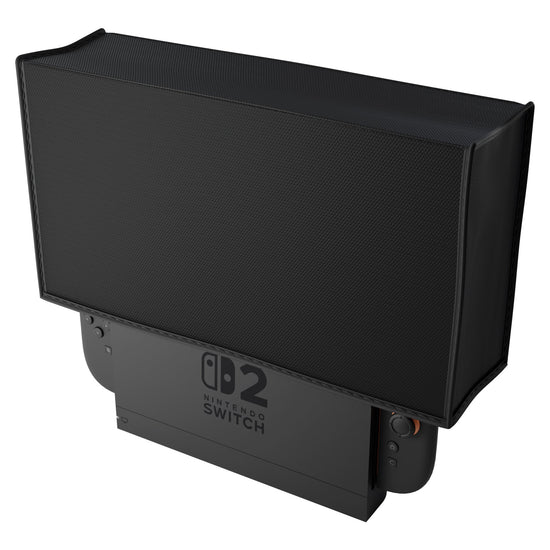 PlayVital Anti Scratch Nylon Dust Cover for Nintendo Switch 2 Charging Dock - Black PlayVital