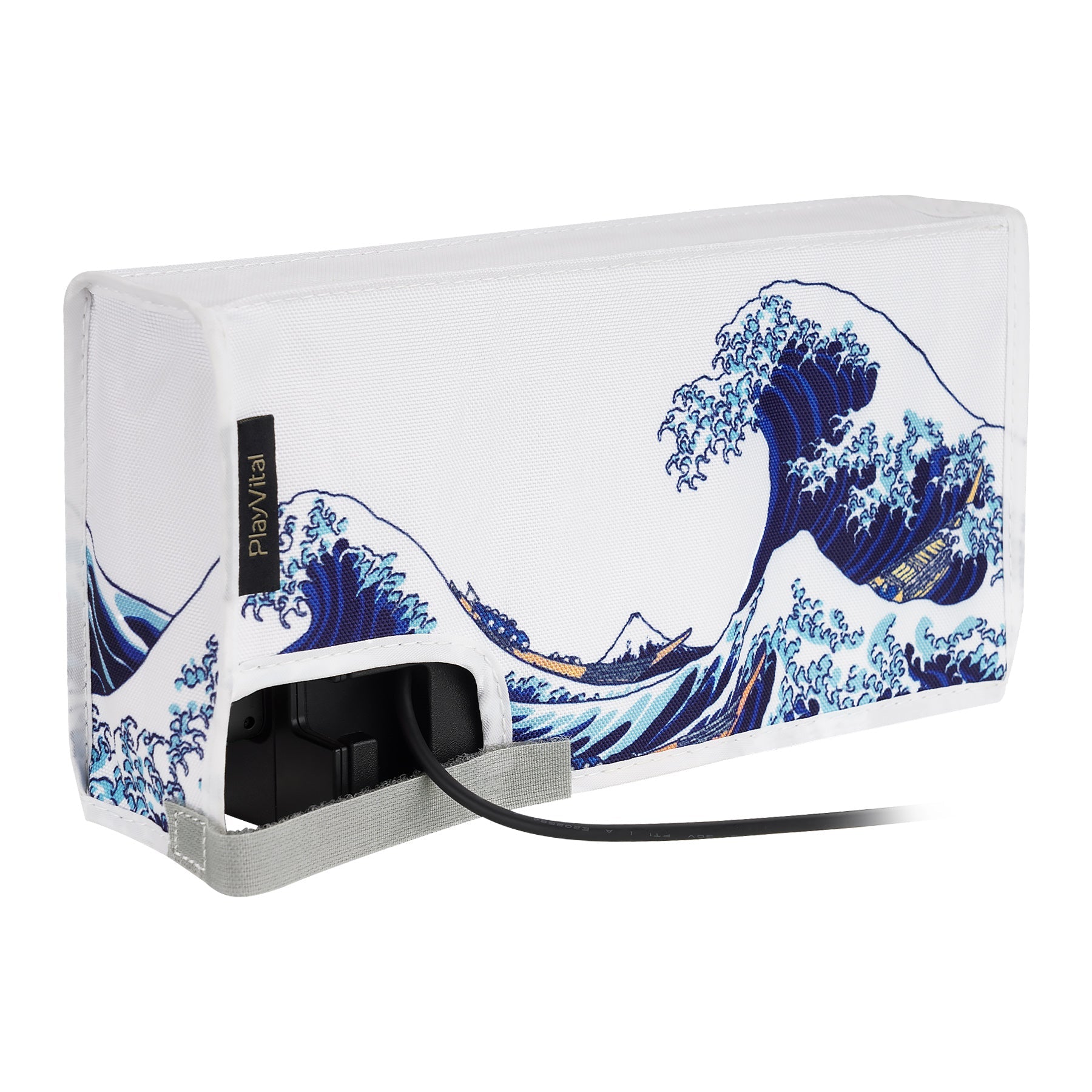 PlayVital Anti Scratch Waterproof Nylon Dust Cover for Nintendo  Switch & Switch OLED Charging Dock - The Great Wave PlayVital