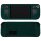PlayVital Armor Series Protective Case for Steam Deck LCD, Soft Cover Silicone Protector for Steam Deck with Back Button Enhancement Designed & Thumb Grips Caps - Racing Green - XFSDP007 PlayVital