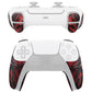 PlayVital Armored Edition Anti-Skid Sweat-Absorbent Controller Grip with Shoulder Button Trigger Stickers for PS5 Controller - Spider Armor - PFPJ157 PlayVital