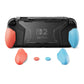 PlayVital BEYOND-GRIP Interchangeable Grip Protective Cover for Nintendo Switch 2 (2025), Ergonomic TPU Dockable Case Accessories for Switch 2 with Joystick Caps - Blue & Orange PlayVital