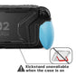 PlayVital BEYOND-GRIP Interchangeable Grip Protective Cover for Nintendo Switch 2 (2025), Ergonomic TPU Dockable Case Accessories for Switch 2 with Joystick Caps - Blue & Orange PlayVital