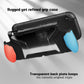 PlayVital BEYOND-GRIP Interchangeable Grip Protective Cover for Nintendo Switch 2 (2025), Ergonomic TPU Dockable Case Accessories for Switch 2 with Joystick Caps - Blue & Orange PlayVital