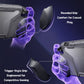 PlayVital BEYOND-GRIP Interchangeable Grip Protective Cover for Nintendo Switch 2 (2025), Ergonomic TPU Dockable Case Accessories for Switch 2 with Joystick Caps - New Hope Gray PlayVital