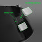 PlayVital Back Button Enhancement Set with 2 Different Thickness for Steam Deck LCD & OLED - Cool Gray playvital