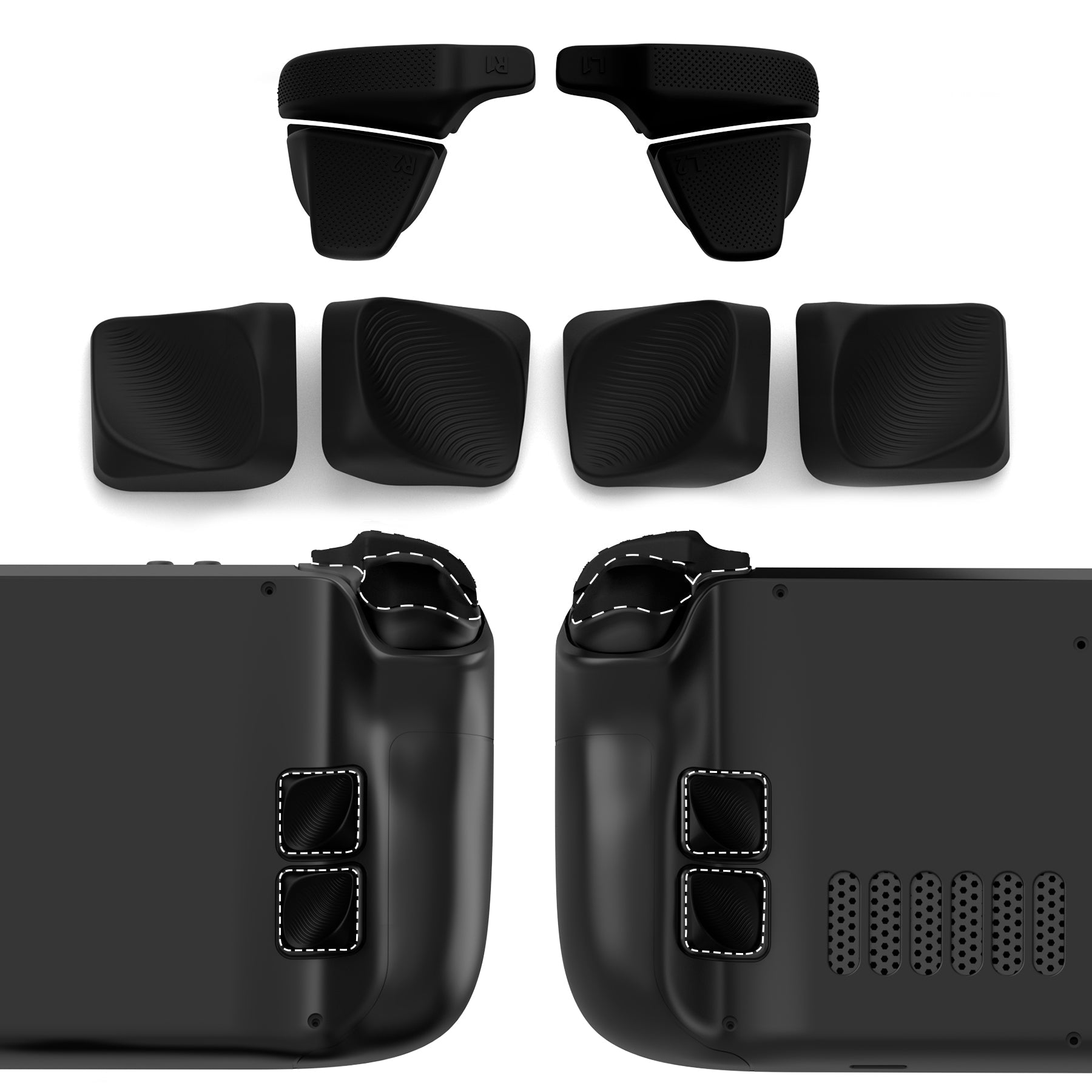 4 Shoulder Buttons PlayVital Back Buttons & Shoulder Buttons Trigger Enhancement Set for