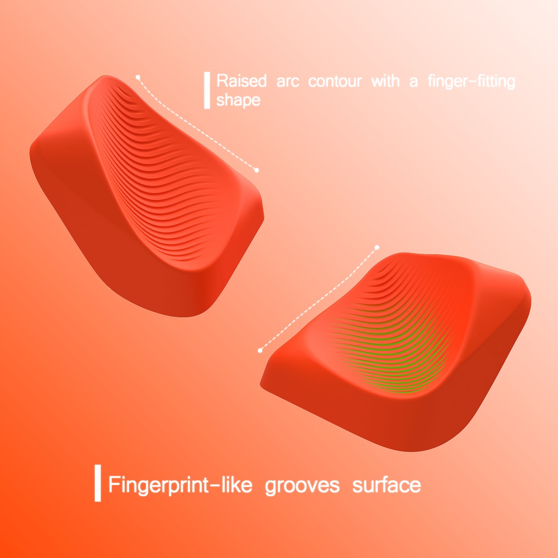 PlayVital Back Buttons & Shoulder Buttons Trigger Enhancement Set for Steam Deck, LR Increaser Trigger Grip + Back Button Improvement Accessories for Steam Deck OLED & LCD - Orange PlayVital