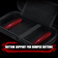 PlayVital Carrying Case for Nintendo Switch 2 with Silicone Charging Port, Shockproof Protective Hard Shell with 10 Game Card Slots for Switch 2 Accessories Storage - Black PlayVital