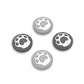 PlayVital Cat Paw Design Thumb Grip Caps for Steam Deck LCD & OLED, for PS Portal Remote Player - Gray & Light Gray PlayVital