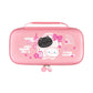 PlayVital Cherry Blossoms Kitten Carrying Case for Nintendo Switch 2, Cute Hard Shell Travel Case for Switch 2 with Silicone Charging Port & 10 Game Card Slots, Portable Storage Bag - Pink PlayVital
