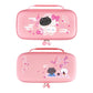 PlayVital Cherry Blossoms Kitten Carrying Case for Nintendo Switch 2, Cute Hard Shell Travel Case for Switch 2 with Silicone Charging Port & 10 Game Card Slots, Portable Storage Bag - Pink PlayVital