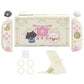 PlayVital Cherry Blossoms Kitten Protective Cover for Nintendo Switch 2 - Antique Yellow PlayVital