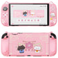 PlayVital Cherry Blossoms Kitten Protective Cover for Nintendo Switch 2 - Pink PlayVital