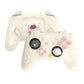PlayVital Cherry Blossoms Kitten Silicone Case for Nintendo Switch 2 Pro Controller, Cute Protective Skin Case for Switch 2 Pro Controller with Back Button Cap & Thumb Grip & Sticker - Antique Yellow PlayVital