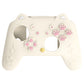 PlayVital Cherry Blossoms Kitten Silicone Case for Nintendo Switch 2 Pro Controller, Cute Protective Skin Case for Switch 2 Pro Controller with Back Button Cap & Thumb Grip & Sticker - Antique Yellow PlayVital