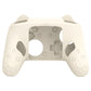 PlayVital Cherry Blossoms Kitten Silicone Case for Nintendo Switch 2 Pro Controller, Cute Protective Skin Case for Switch 2 Pro Controller with Back Button Cap & Thumb Grip & Sticker - Antique Yellow PlayVital