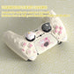 PlayVital Cherry Blossoms Kitten Silicone Cover for PS5 Controller,  Anti-slip Grip Skin with Thumb Grip & Sticker for PS5 Controller Accessories - Antique Yellow PlayVital