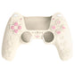 PlayVital Cherry Blossoms Kitten Silicone Cover for PS5 Controller,  Anti-slip Grip Skin with Thumb Grip & Sticker for PS5 Controller Accessories - Antique Yellow PlayVital