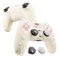 PlayVital Cherry Blossoms Kitten Silicone Cover for PS5 Controller,  Anti-slip Grip Skin with Thumb Grip & Sticker for PS5 Controller Accessories - Antique Yellow PlayVital