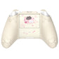 PlayVital Cherry Blossoms Kitten Silicone Cover for Xbox Series X/S Controller, Anti-slip Grip Protector for Xbox Core Wireless Controller with Thumb Grips & Sticker - Antique Yellow PlayVital